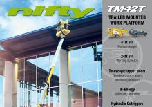 Vontatható csuklógémes munkaállványok Niftylift TM 42 T