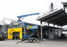 Tehergépkocsira szerelt csuklógémes munkaállványok Paus Worklift GT 16 A