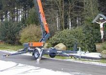 Tehergépkocsira szerelt csuklógémes munkaállványok Paus Worklift GT 18