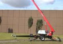 Vontatható teleszkópos munkaállványok Jumbo Lift T 16 E