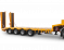 4-axle low loader semitrailer with offset platform - reinforced - extendible