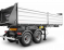 2-axle 3-way tipper semitrailer - building site
