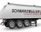 3-axle aluminium hollow profile tipper semitrailer